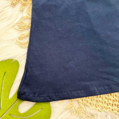 Vestido Gola Polo - Marinho
